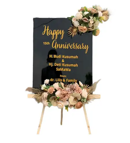 Papan Bunga Akrilik Bale Kambang